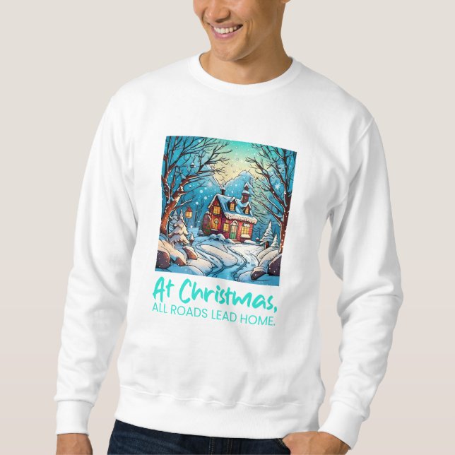 Sudadera Navidades recolectan recién llegados (Anverso)