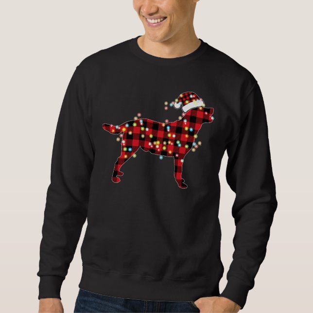 Sudadera Navidades recuperadores de Labrador tocan pijamas  (Anverso)