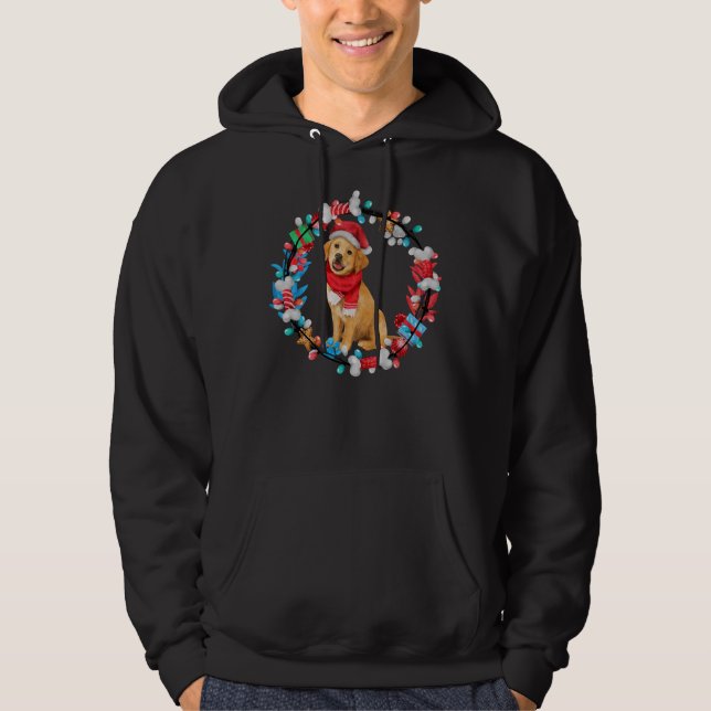 Sudadera Navidades recuperadores de Wreath Wabrador (Anverso)