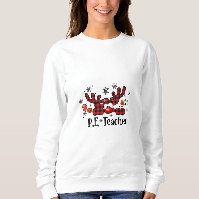 Sudadera Navidades Reindeer EP Teacher (Anverso)