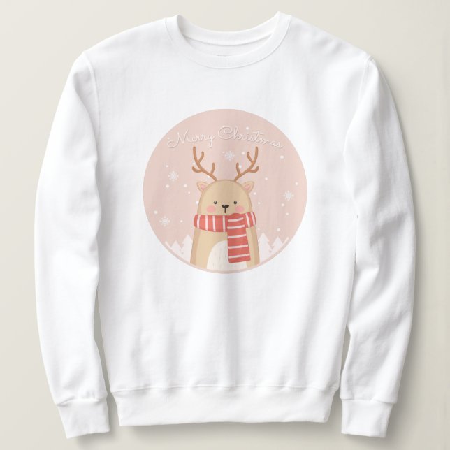 Sudadera Navidades renos (Anverso del diseño)