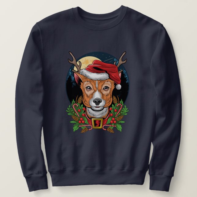 Sudadera Navidades renos (Anverso del diseño)
