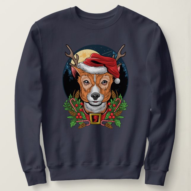 Sudadera Navidades renos (Anverso del diseño)