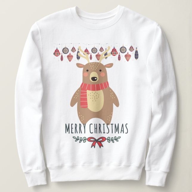 Sudadera Navidades renos (Anverso del diseño)