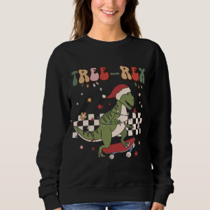Sudadera Navidades Retro Árbol de Dinosaurios Rex Pajamas T