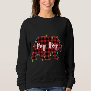 Sudadera Navidades rojos divertidos alumbran a besito pop p