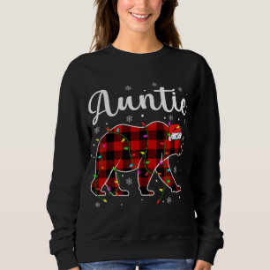 Sudadera Navidades rojos divertidos alumbran a la tía osos