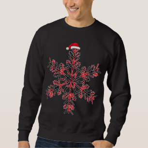 Sudadera Navidades Rojos Y Negros Buffalo Tapado Santa hat