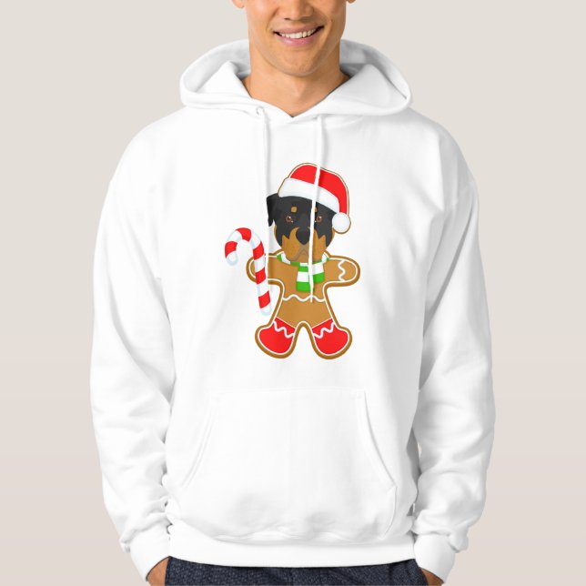 Sudadera navidades rottweiler (Anverso)
