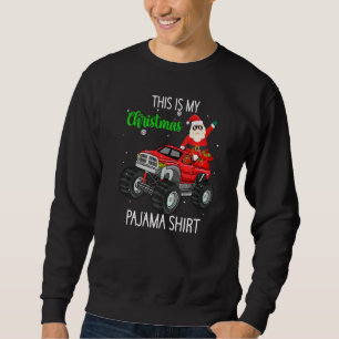 Sudadera Navidades Santa Camión Monstruo Pajama Gaming Xmas