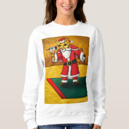 Sudadera Navidades Santa Darts Cat