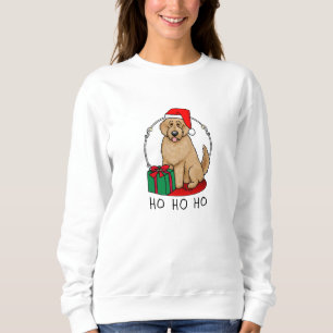 Sudadera Navidades Santa Goldendoodle (rojo dorado) Cute de