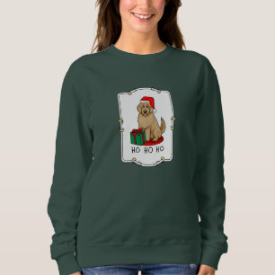 Sudadera Navidades Santa Goldendoodle (rojo dorado) Cute de