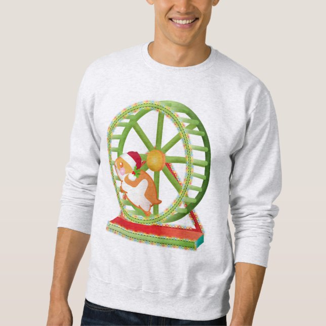 Sudadera navidades santa hamster (Anverso)