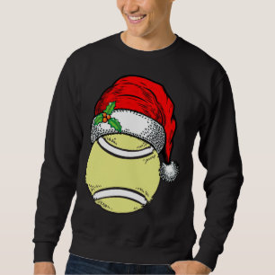 Sudadera Navidades Santa Hat Tennis Sport Divertido