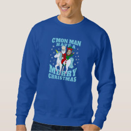 Sudadera navidades santa joe biden kamala harris unicorn