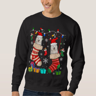 Sudadera Navidades Saquean A Pajama Samoyed Perro Perro Per