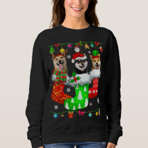 Sudadera Navidades Saquean A Pajama Shiba Inu Perro Perro P