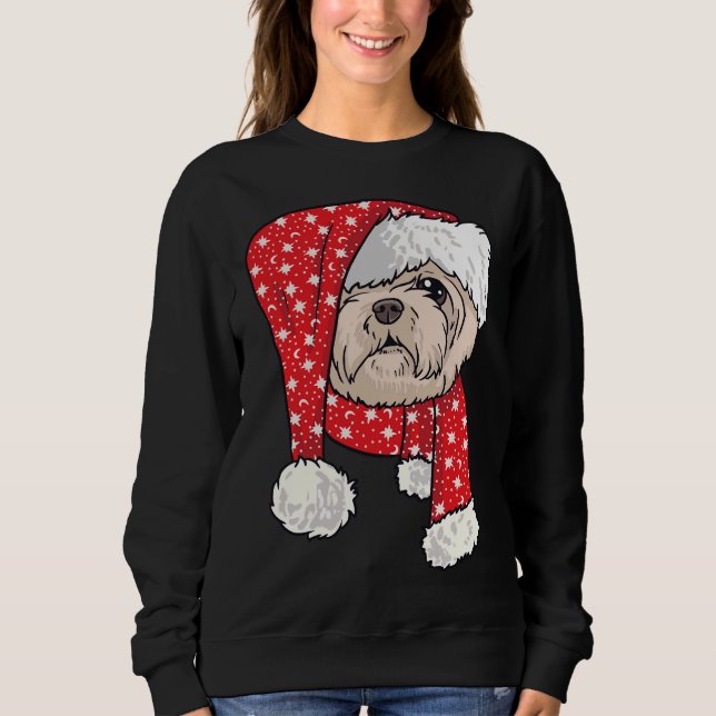 Sudadera Navidades Shih Tzu (Anverso)