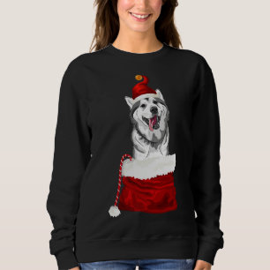 Sudadera Navidades Siberian Husky Ilustracion Siberian Hus