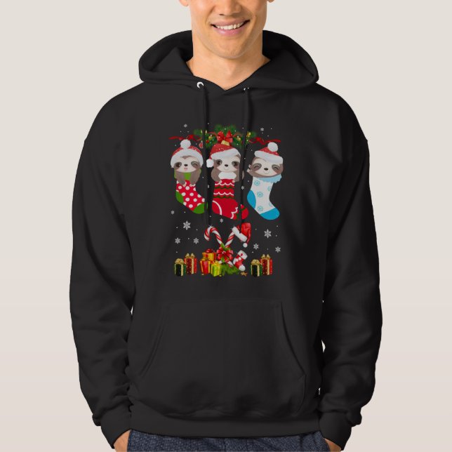 Sudadera Navidades Sloth Sock Luce Xmas T (Anverso)