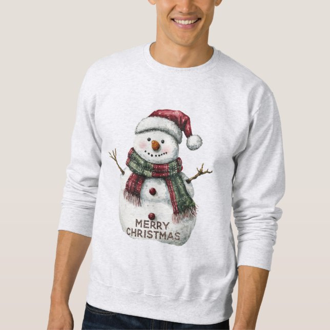 Sudadera Navidades Snowman (Anverso)