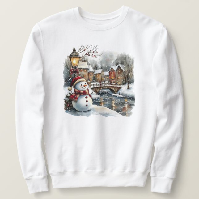 Sudadera Navidades Snowman (Anverso del diseño)