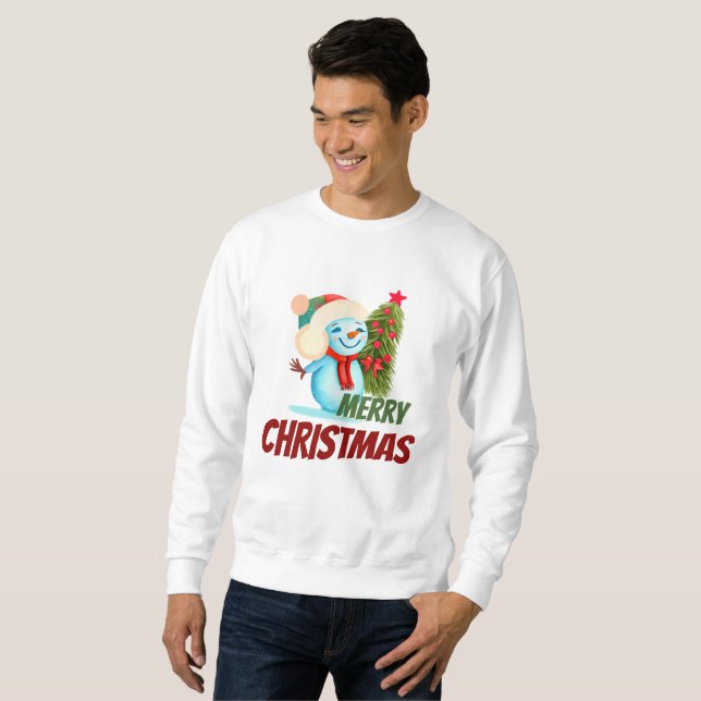 Sudadera Navidades snowman (Anverso completo)