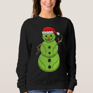 Sudadera Navidades Snowman Tennis Ball Chica de deportes
