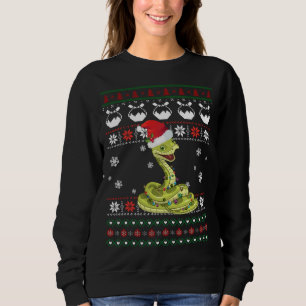 Sudadera Navidades suéteres feos de serpientes suaves encie