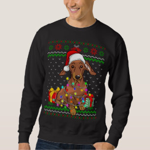 Sudadera Navidades suéteres feos iluminan el amante del per