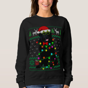 Sudadera Navidades suéteres feos iluminan la cría de perros
