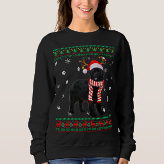 Sudadera Navidades suéteres feos Perro Santa Rein de Terran