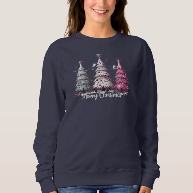 Sudadera Navidades Sweatshirt, Navidades diseñados encantad (Anverso)