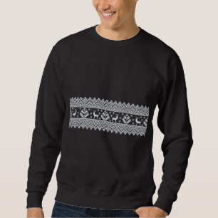 Sudadera Navidades textiles nórdicos de invierno: Copo de n
