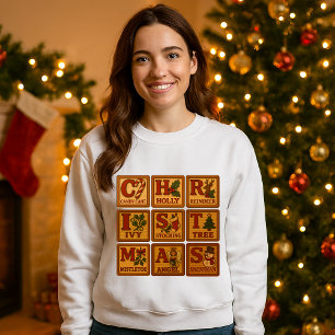 Sudadera Navidades Toy Wooden Blocks