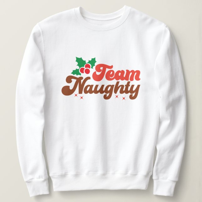 Sudadera Navidades traviesos (Anverso del diseño)