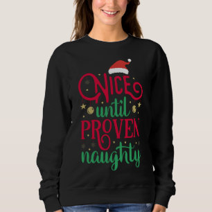 Sudadera Navidades traviesos hasta probados