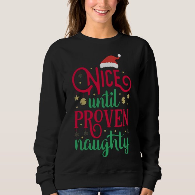 Sudadera Navidades traviesos hasta probados (Anverso)