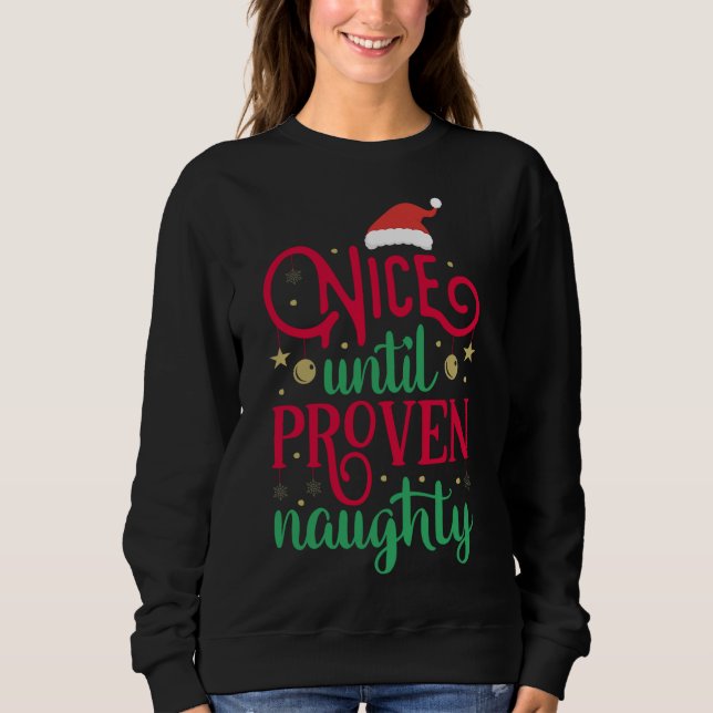 Sudadera Navidades traviesos hasta probados (Anverso)