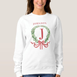 Sudadera Navidades Usaron Monograma Con Nombre