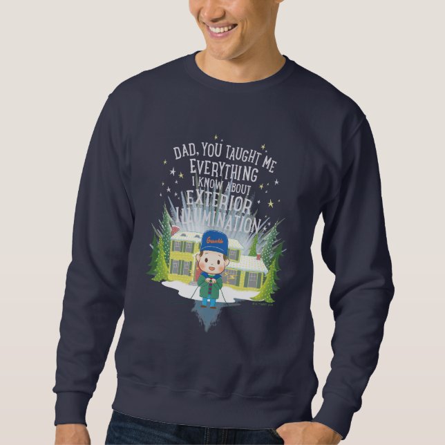 Sudadera Navidades Vacaciones Iluminación exterior (Anverso)