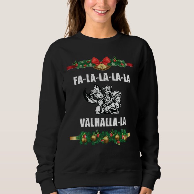 Sudadera Navidades Valhalla T-Shirt (Anverso)