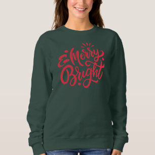 Sudadera Navidades verdes modernos y brillantes