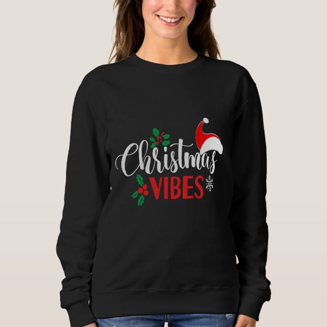 Sudadera Navidades Vibes (Anverso)