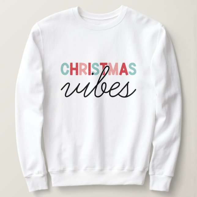 Sudadera navidades vibes (Anverso del diseño)