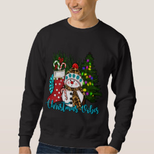 Sudadera Navidades vibes Navidades de Snowman acosan a Ca