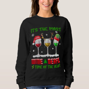 Sudadera Navidades Vino Xmas Alcohol Pajama
