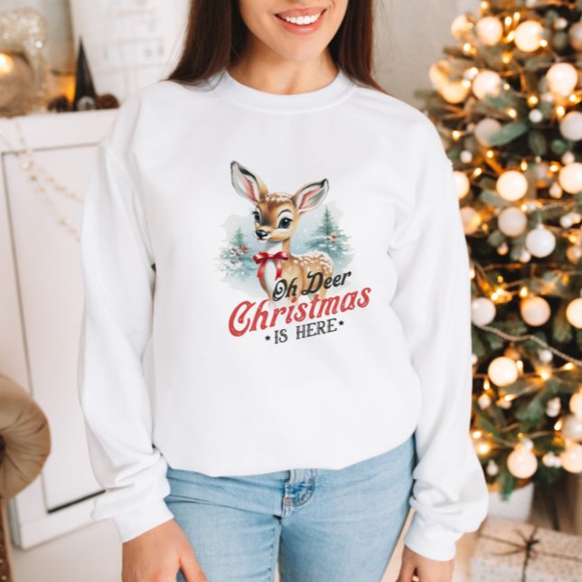 Sudadera Navidades Vintage Deer (Subido por el creador)