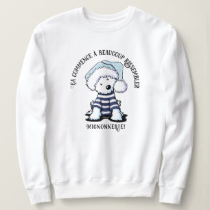 Sudadera Navidades Westie de KiniArt Francés